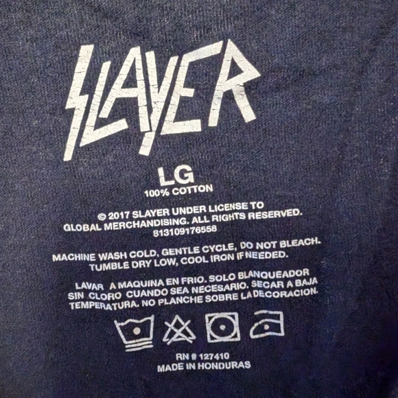 SLAYER Cutoff Tee - Picture 2 of 3